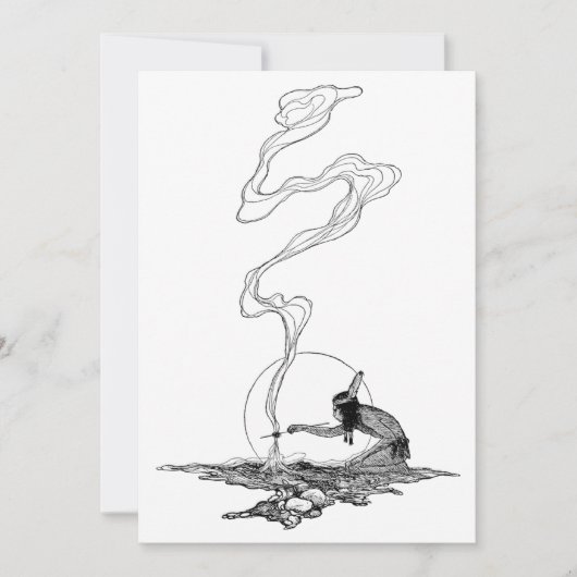 インディアンは彼の孤独でNCワイエスヴィンテージウェスタン (正面)