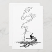 インディアンは彼の孤独でNCワイエスヴィンテージウェスタン (正面/裏面)