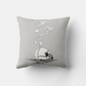 インディアンは彼の孤独でNCワイエスヴィンテージウェスタン クッション (裏面)