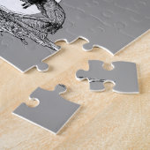 インディアンは彼の孤独でNCワイエスヴィンテージウェスタン ジグソーパズル (側面)