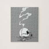 インディアンは彼の孤独でNCワイエスヴィンテージウェスタン ジグソーパズル (縦)