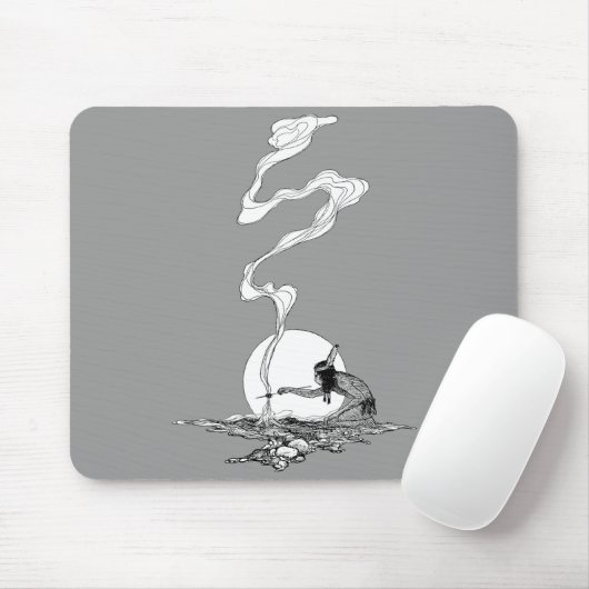 インディアンは彼の孤独でNCワイエスヴィンテージウェスタン マウスパッド (マウス)