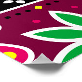 インディアンまたはパキスタンのトラックインスパイアアートの ポスター (角)