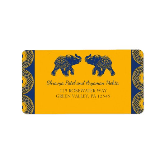 インディアンをテーマにし王室のたゾ結婚ウ  ラベル (正面)