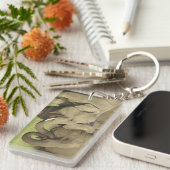 インディアンアジアゾウ キーホルダー (正面右)