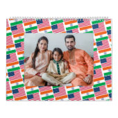 インディアンアメリカ追加写真フラグकैलेंडर 2025 カレンダー (カバー)