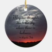 インディアンアラパホ引用文オーナメント セラミックオーナメント (裏面)