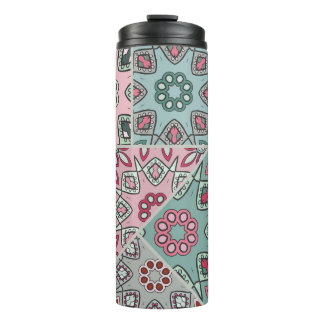 インディアンアラビアパッチワークキルトヴィンテージ タンブラー