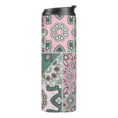 インディアンアラビアパッチワークキルトヴィンテージ タンブラー (回転左)