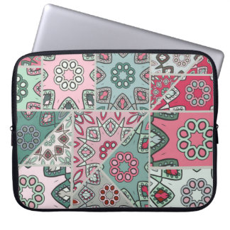 インディアンアラビアパッチワークキルトヴィンテージ ラップトップスリーブ