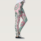 インディアンアラビアパッチワークキルトヴィンテージ レギンス (右)