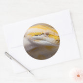 インディアンアルビノPython Ho Chi Minh City Zoo,ベトナム ラウンドシール (封筒)