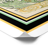 インディアンアールヌーボープリント16 x 20 ポスター (角)