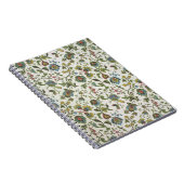 インディアンインスパイア、花柄の壁紙1965-75年 ノートブック (右側)