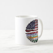 インディアンインディア米国アメリカ合衆国統一された州ツリー コーヒーマグカップ (正面右)