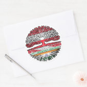 インディアンインディッシュオステリーヒッシュオステリヒックバウム ラウンドシール (封筒)