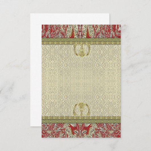 インディアンインドお祝いヒンズー結婚式招待状 招待状 (正面/裏面)