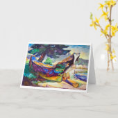 インディアンウォーカヌー | Emily Carr | カード (黄色い花)