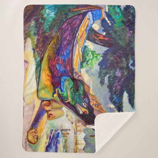 インディアンウォーカヌー | Emily Carr | シェルパブランケット (正面)