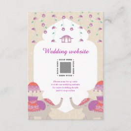 インディアンエレガンス結婚ズ エンクロージャーカード