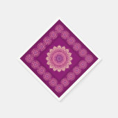 インディアンオーナメント スタンダードカクテルナプキン (角)