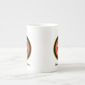 インディアンカスタムマンガ結婚ー夫婦 ボーンチャイナマグカップ (正面)