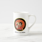 インディアンカスタムマンガ結婚ー夫婦 ボーンチャイナマグカップ (右)