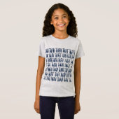 インディアンカタクラシカルックダンスボルス Tシャツ (正面フル)