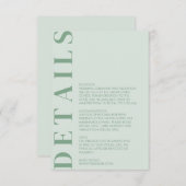 インディアンカッコいいミントエンクロージャカード エンクロージャーカード (正面/裏面)