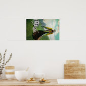 インディアンカヌー、アラスカ州のフィギュレヘッド ポスター (キッチン)