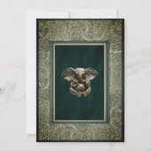 インディアンガネシャ伝統的結婚式招待状カード 招待状 (正面)