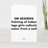 インディアンガールズ カード (裏面)