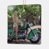 インディアンガール セラミックオーナメント (左)