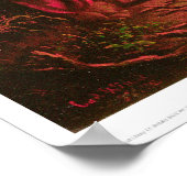 インディアンキャンプファイア(2166A) ポスター (角)