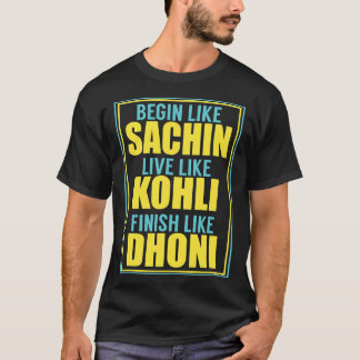 インディアンクリケットチームのサポーター、ジャージーTシャツ Tシャツ