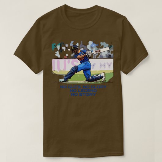 インディアンクリケットチーム1 Tシャツ (デザイン正面)