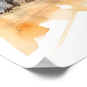 インディアンクリケットプリント ポスター (角)