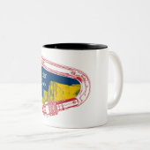 インディアンクリーク登山カラビナー ツートーンマグカップ (正面右)