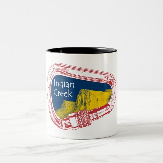 インディアンクリーク登山カラビナー ツートーンマグカップ (中央)