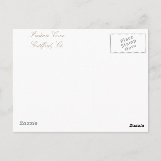 インディアンコーブヴィンテージはがき ポストカード (裏面)