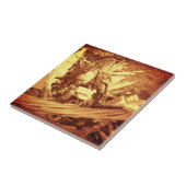 インディアンコーンのヴィンテージ外観 タイル (側面)