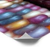 インディアンコーンプリントバイキムローレット ポスター (角)