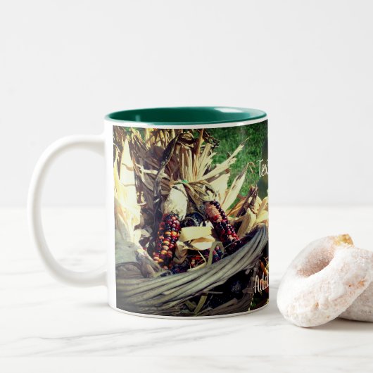 インディアンコーン入り自然 ツートーンマグカップ (ドーナツ)