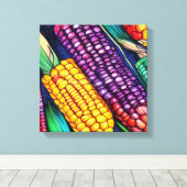 インディアンコーン キャンバスプリント (インサイチュ (ウッドフロア))