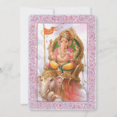 インディアンゴッズ/ガネシャ – 招待状カード 招待状 (正面)