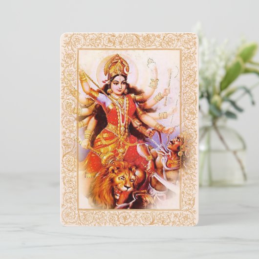 インディアンゴッズ/マドゥルガ – 招待状カード 招待状 (スタンド正面)