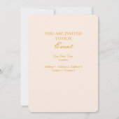 インディアンゴッズ/マドゥルガ – 招待状カード 招待状 (裏面)