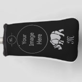 インディアンサイ素晴らしノセロスザユニコーンRhinoモノグラム ゴルフヘッドカバー (正面)