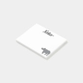 インディアンサイ・アフリカ動物 ポストイット (アングル)