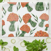 インディアンサマーイタリアンランヌカルス水彩 キッチンタオル (折り畳み)